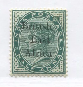 British East Africa 1895 1/2 anna "1 for i" in British mint o.g. hinged - Picture 1 of 1