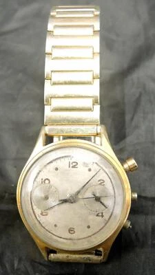 Reloj Pulsera Wakmann 17 Joyas Cronógrafo 2 Registros Años 50 Foto 1 de 4