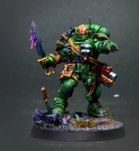 Tenente in Phobos Armour Space Marines ** COMMISSIONE ** dipinto - Foto 1 di 4