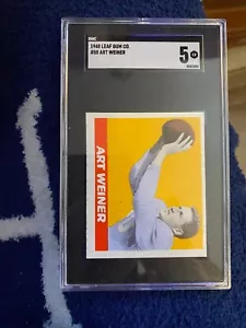 1948 Foglia Calcio #58 Art Weiner RC SGC 5 - Foto 1 di 3