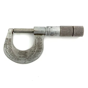 Lufkin Nº "Micrómetro exterior 2611, pulgadas, dedal de fricción, rango de 0-1""" - Imagen 1 de 2