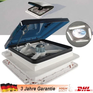 Wohnwagen Wohnmobil Dachfenster Schalldichte Dachluke Leiser Lüfter mit LED 30W - Bild 1 von 9