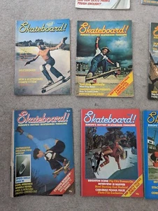 Various vintage Skateboard magazines from 1970s to 80s. Well preserved.  - Picture 1 of 6