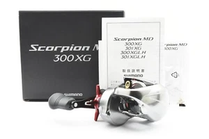 🌟Mint🌟 Shimano 21 Scorpion MD 300XG Right Hand Baitcast Reel W/BOX JAPAN #401 - Picture 1 of 17