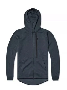 NIKE TECH FLEECE HERO HOODIE / SIZE SMALL / SQUADRON BLUE BLACK 708095-460 NEW - Foto 1 di 6