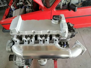 VR6 12V Turbo puente de aspiración Plenum tubo de aspiración colector admisión BST - Imagen 1 de 10
