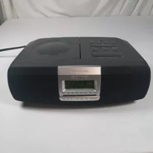 SONY Dream Machine ICF-CD821 AM/FM Stereo Alarm Clock Radio With CD Player Works - Picture 1 of 7
