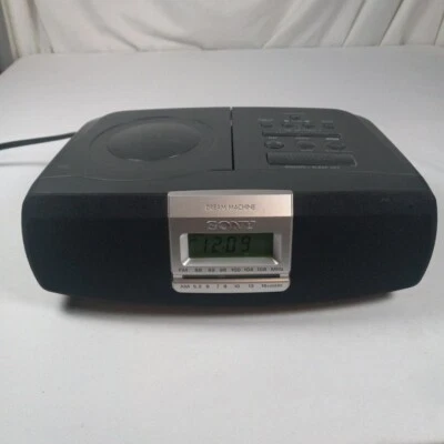 SONY Dream Machine ICF-CD821 AM/FM Stereo Alarm Clock Radio With CD Player Works - Image 1 of 4