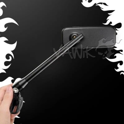 VAWiK Black Mirror CLASSIC+ Black Base Fairing Mount fits KAWASAKI Sportsbike - Imagem 1 de 4