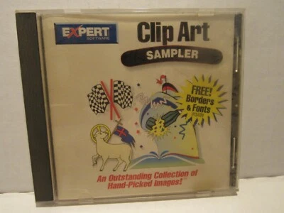 Vintage - EXPERT Clip Art CD-ROM Computer Software - Drivers Utilities *SAMPLER* - Image 1 of 2