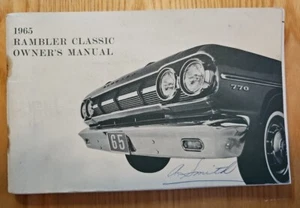 Vintage 1965 Rambler Classic Original Owners Manual - Picture 1 of 6
