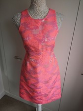 coast pink emele jacquard dress