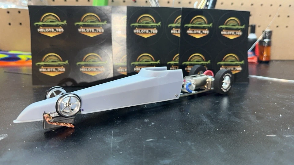 Chasis corto Hammer Dragster escala 1/24 negro nuevo Foto 1 de 4