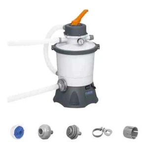 Bestway Sandfilteranlage 3.028 l + Manometer + ChemConnect™ Chemikaliendosierer - Bild 1 von 9