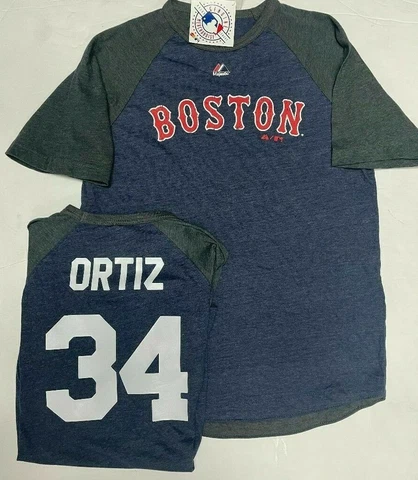 DAVID ORTIZ BOSTON RED SOX YOUTH JERSEY SHIRT MAJESTIC PICK SIZE NEW TAGS Cover