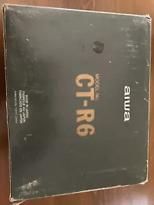 Aiwa Modello Cd-R6YZ Anno 92 Stereo Car Cassette Receiver. Nuovo Con Telecomando - Foto 1 di 7