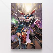Justice League Poster Canvas Vol 4 #49 DC Superhero Comic Book Art Print