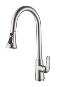 Kitchen Faucet, Waterfly Kitchen Sink Faucet, Pull-Down Kitchen Faucet - Picture 1 of 9