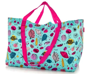 Bolso de playa extra grande azul claro rosa NUEVO ❤️ - Imagen 1 de 2