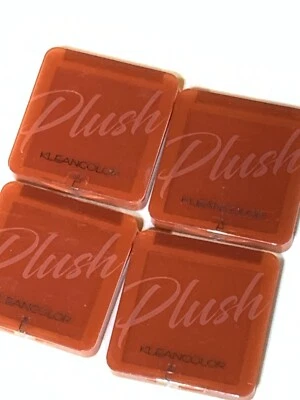 KleanColor Plush Blushes (set of 4) in Baked Coral Shade Free Shipping #266 - Image 1 of 2