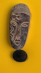 Mexikanische Terrakotta-Kultur ethische Wanddekoration hängende Keramikkunst - 7” x 3,5” - Bild 1 von 2