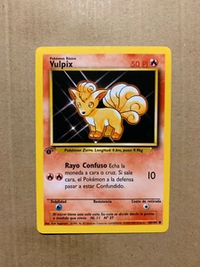 1st Edition SPANISH Vulpix 68/102 Base Set - Common Pokemon Card - NM/Mint - Picture 1 of 2