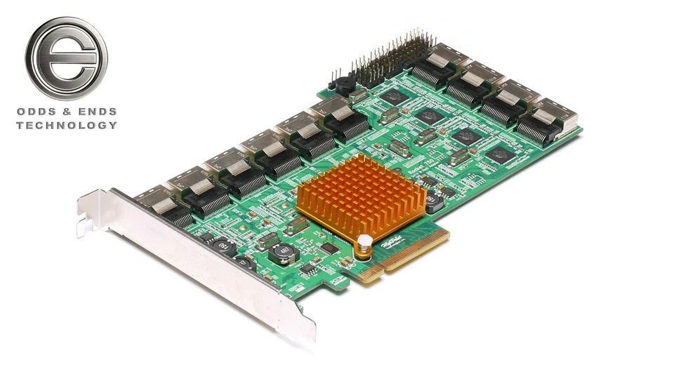HighPoint Rocket R750 PCIe 40 Channel SATA 6GB/s HBA Host Bus Adapter - Image 1 of 1