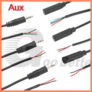 Aux Cable 2.5/3.5mm Jack Audio Cable Male Female Stereo PC Phone EarPhone Plug - Picture 1 of 31