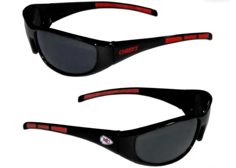 Kansas City Chiefs Siskiyou Sports NFL Football Licensed Wrap Sunglasses Cover