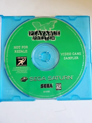 Bug! Playable Preview Sega Saturn Videogame Loose Disc Only - Image 1 of 2