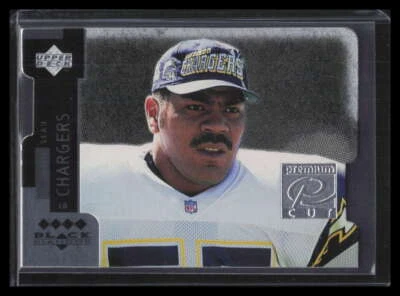 1998 Black Diamond Premium Cut Quadruple Horizontal pc9 Junior Seau - Image 1 of 2