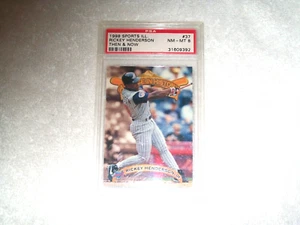 1998 Sports Illustrated THEN & NOW #37 Rickey Henderson NM-MT 8 - Picture 1 of 2