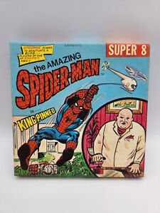 The Amazing Spider-Man In Kingpinned Super 8 mm Film #318 Ken Films Vintage 