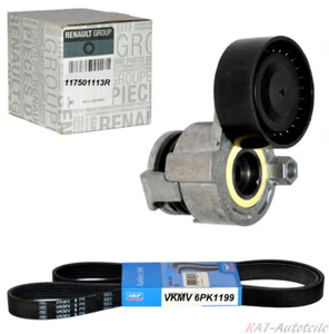 Juego de correas trapezoidales SKF 6PK1199+117501113R RENAULT DACIA NISSAN   - Imagen 1 de 2