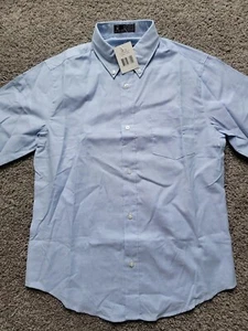 French Toast Boys' Long Sleeve Classic Dress Shirt Size 15 / 15.5 M. Light Blue - Picture 1 of 3