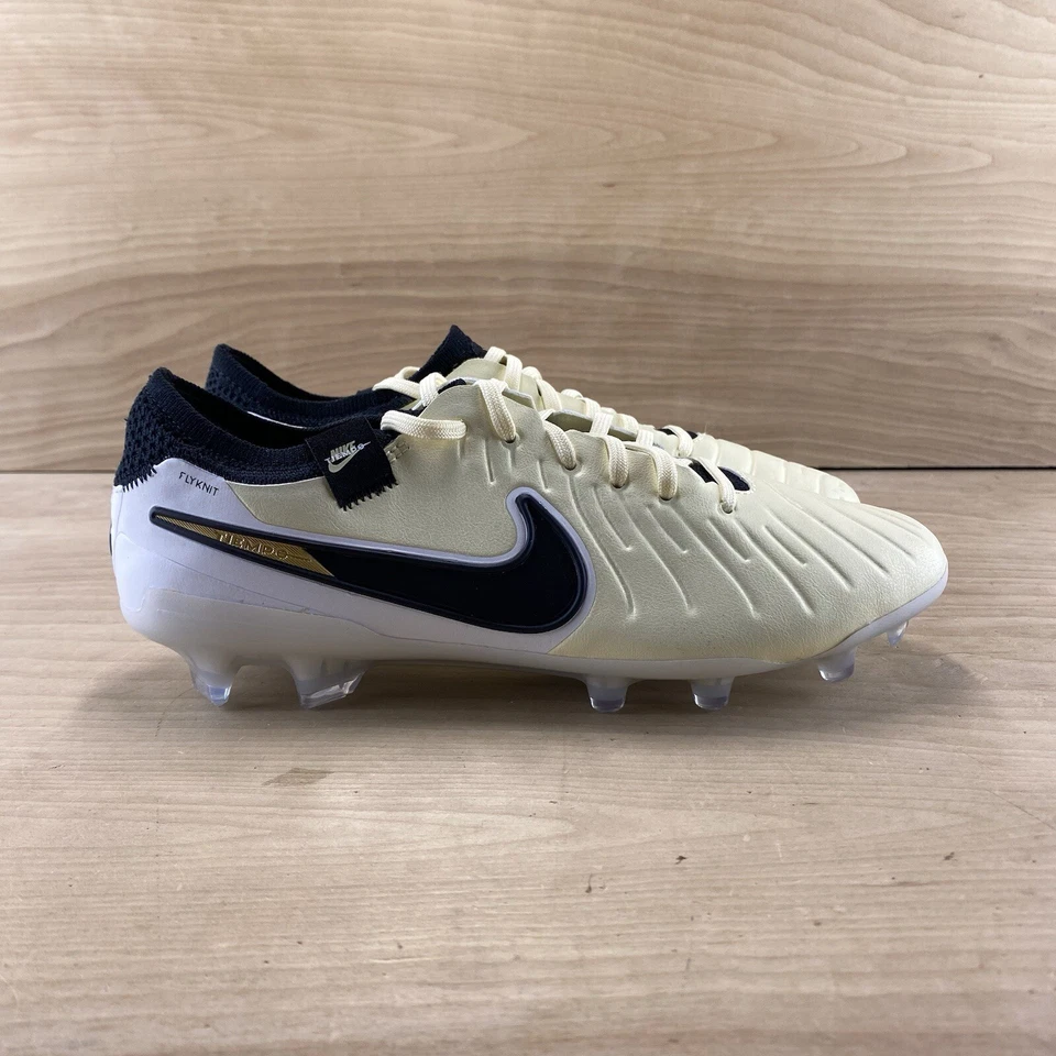 Nike Tiempo Legend 10 Elite FG Womens 6.5 Mens Sz 5 Lemonade/Gold Soccer Cleats - Image 1 of 4