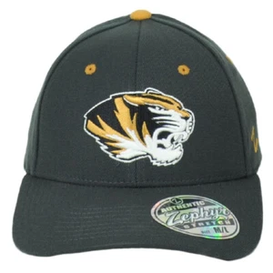 Gorra gorra pequeña elástica NCAA Zephyr Missouri Tigers Mizzou gris ajuste flexible - Imagen 1 de 5