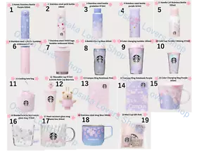 Starbucks Japan SAKURA 2023 NEW Cherry Blossoms Mug Cup Tumbler - Picture 1 of 43