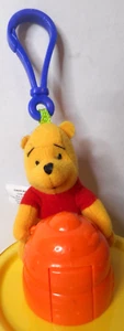 McDonald's Plush Toy Book of Pooh Winnie Pooh Bag Clip Honey Pot Sticker Roll - Picture 1 of 11