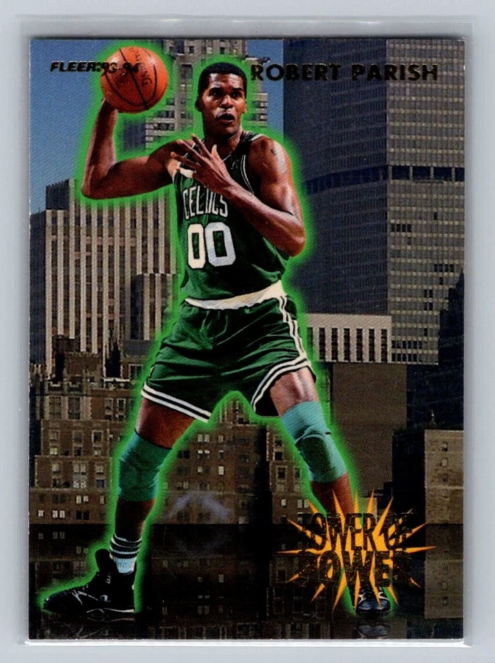 1993-94 Fleer Tower of Power Insert #22 Robert Parish HOF Boston Celtics Card - Image 1 of 2