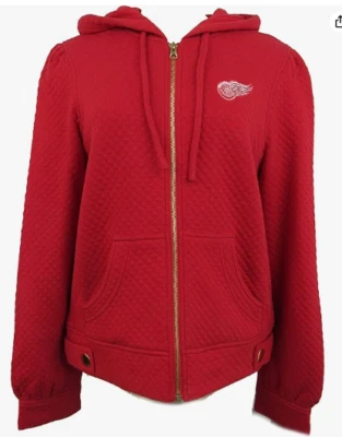 Detroit Red Wings Women's Size Medium Quilted Jacket B1 939 - Image 1 of 3