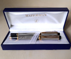 WATERMAN 200 Set "Rhapsody", Füller 18K Goldfeder, Kuli, Made in France, neuwert