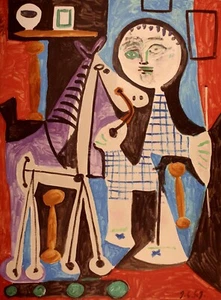 Pablo Picasso, Claude at two years old, Plate Signed Lithograph - Picture 1 of 8