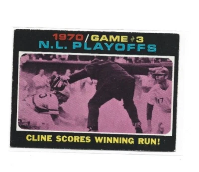 1971 O-Pee-Chee #201 Ty Cline NLCS VG - Image 1 of 2