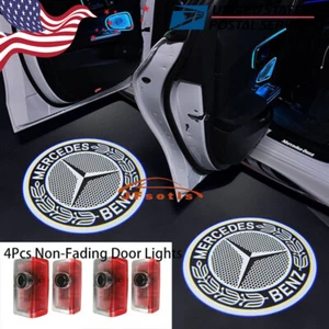 4pcs LED Door Light Step Courtesy Ghost Shadow Laser Lamp For Mercedes Benz S CL - Picture 1 of 6
