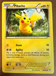 Pokemon TCG Pikachu 48/162 2015 Common XY BREAKthrough NM - Picture 1 of 2