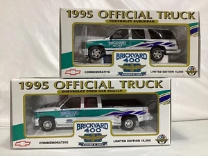 Lot of 2 NASCAR 1995 Brickyard 400 Official Vehicle Banks, NIB - Picture 1 of 7