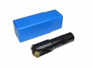 INDEXABLE END MILL 1" DIAMETER 3/4" SHANK WITH 45° SNMA INSERT RDGTOOLS - Picture 1 of 1
