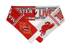 Manchester United v Liverpool 01/09/2024 Match Scarf & Football Memorabilia - Picture 1 of 7