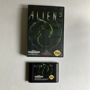Sega Genesis Alien 3 w/ Case | No Manual - Picture 1 of 17